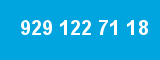 929 122 71 18